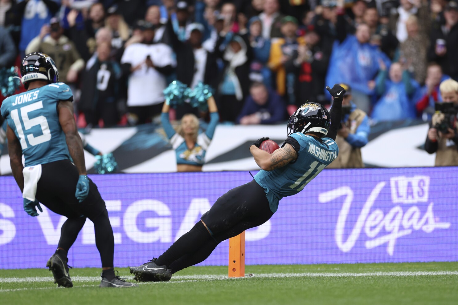 Parker Washington sets Jaguars record with a 96-yard punt Parker Washington sets Jaguars record with a 96-yard punt